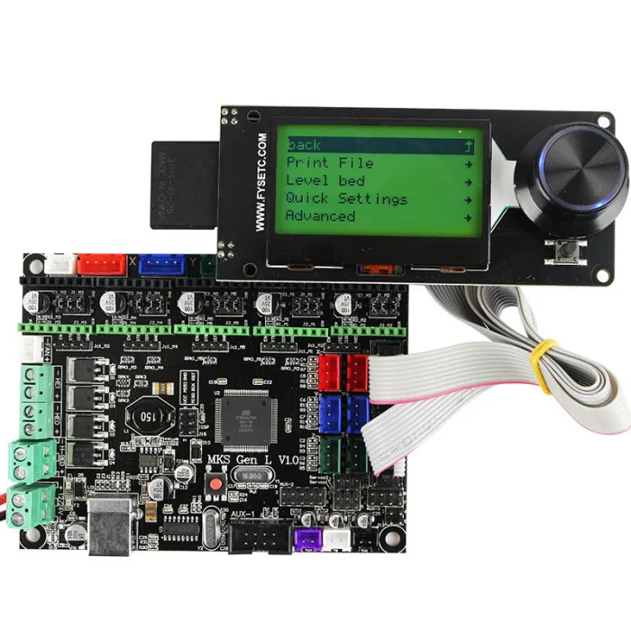 MKS Gen L+ MINI12864 ЖК-дисплей Поддержка Marlin DIY комплект для 3d принтера OD889
