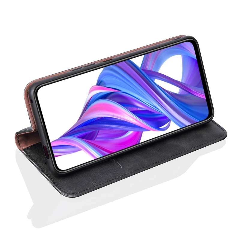 Винтажный кожаный флип-чехол для huawei Honor 9X/9X Pro, кошелек, роскошный магнитный штатив для карт, Обложка для книг, повседневный чехол для телефона, Fundas