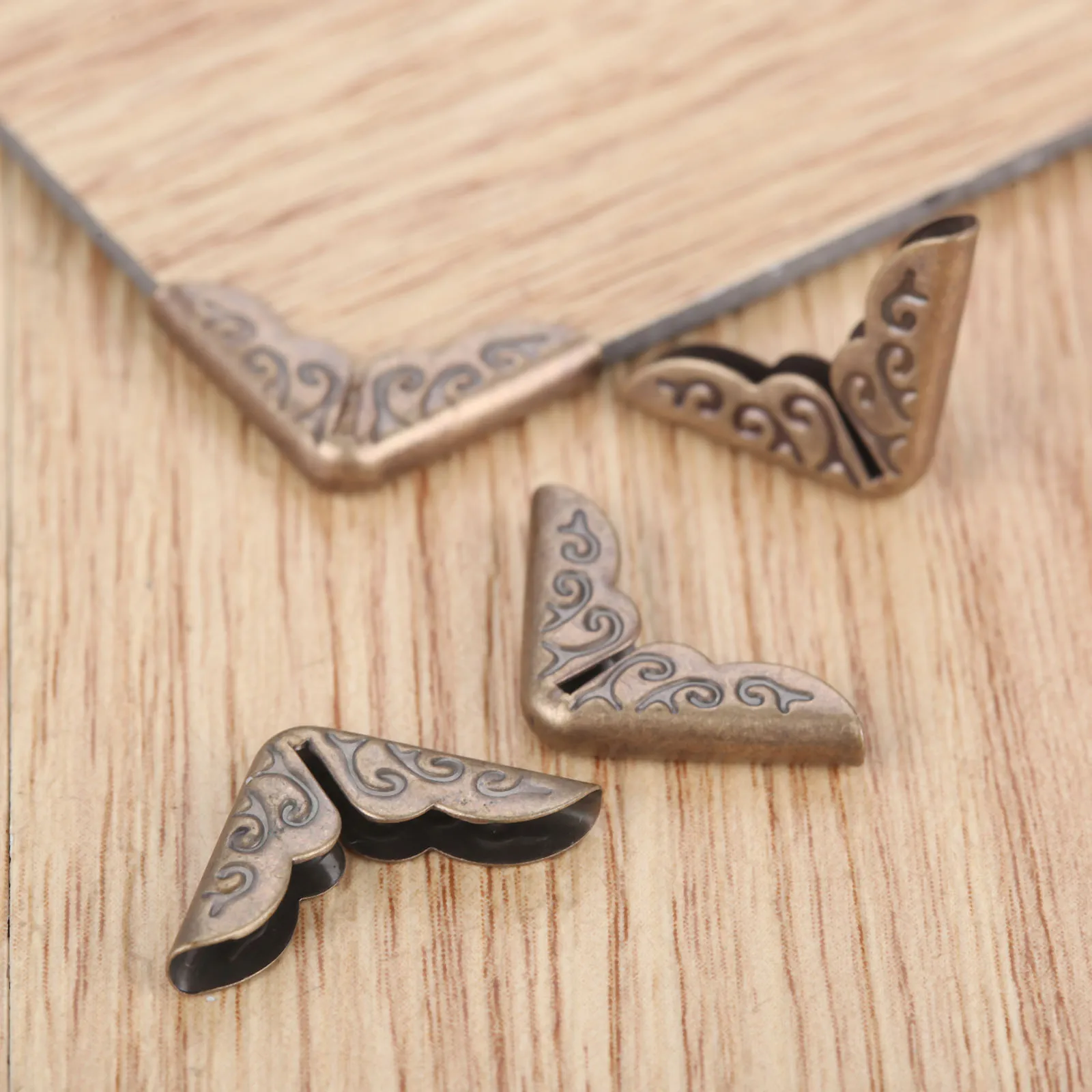 50Db Iron Metal Book Corner Scrapbooking Diy Fotóalbumok Menük Mappák ...