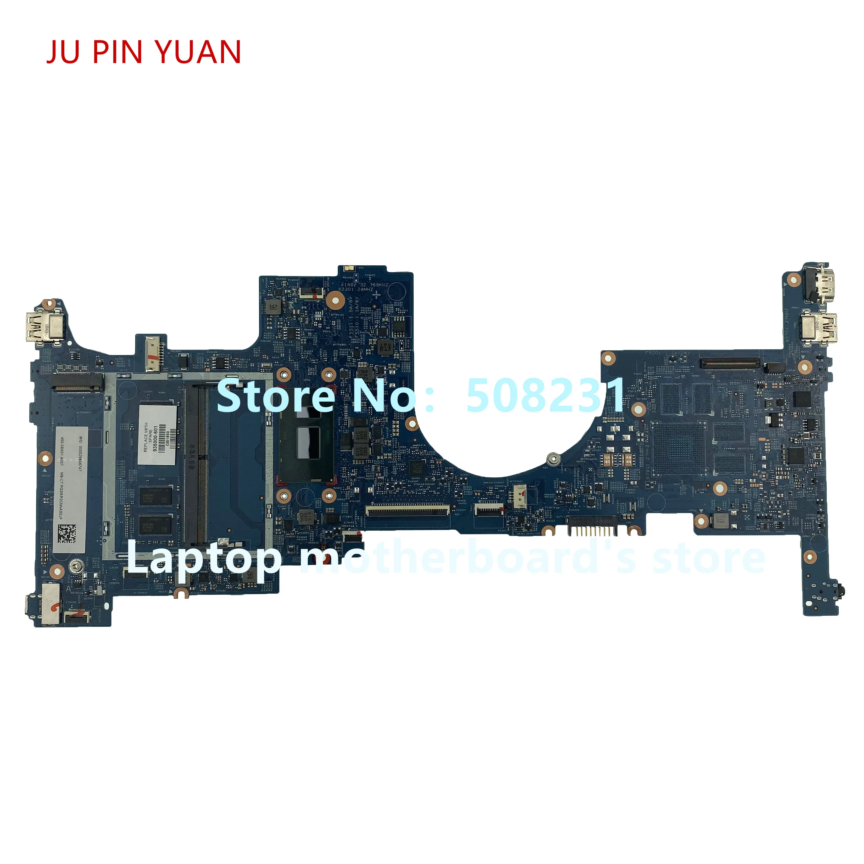  JU PIN YUAN For HP ENVY X360 CONVERTIBLE 15-BP Notebook 4GB i5-8250U Motherboard 935000-601 935000-