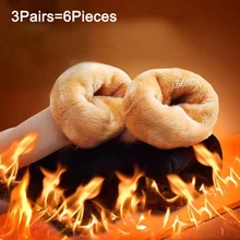 3 пар/лот, теплые длинные носки, плюшевые зимние носки для женщин, Harajuku, простые удобные носки с Муми-троллями, теплые черные мужские носки