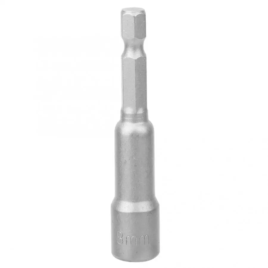 Магнитная шестигранная розетка Универсальная Затемняющая поверхность обработанная высокочастотная закаленная электрическая головка для дрели
