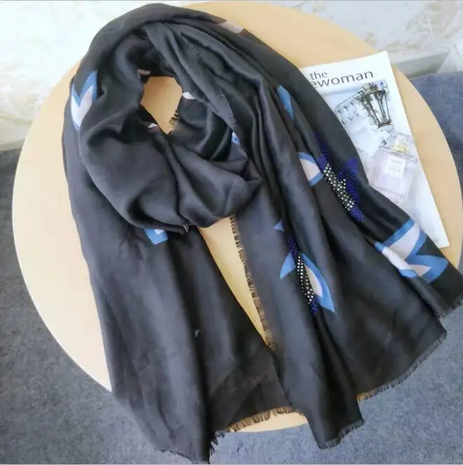 Немецкий модный бренд осенне-зимний женский шарф и шейный платок высокого качества шарфы - Цвет: 119