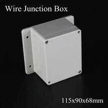 115x90x68 мм ABS IP65 водонепроницаемая Пластиковая распределительная коробка для проводов с установленным распределительным футляр для проекта чехол Электронный терминал