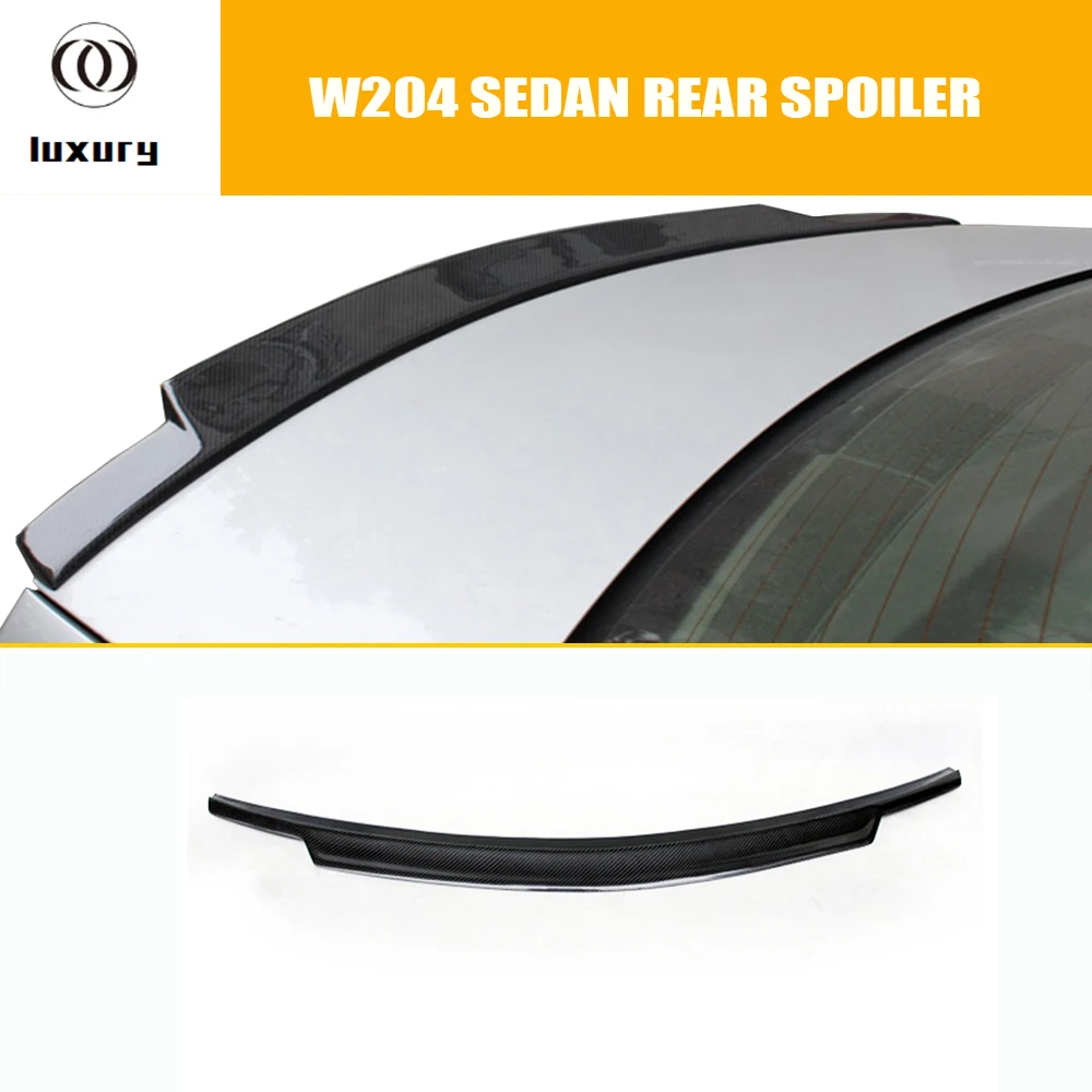 

C74 Style Carbon Fiber Rear Wing Spoiler for Benz W204 C180 C200 C250 C300 C350 C63 AMG 4 Door Sedan Only 2007 - 2014