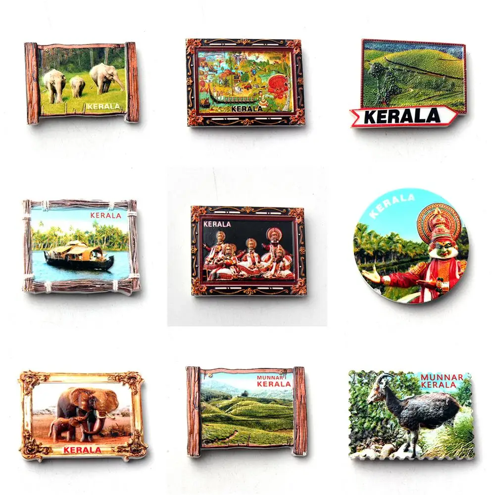 Resin Fridge Kerala India Travel Souvenir Refrigerator