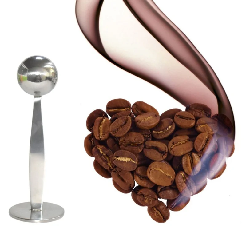 

Household Multifunction 2 In 1 Coffee Powder Press Spoon Stainless Steel Measuring Spoon Coffee Measure Tamper Spoons ZX X