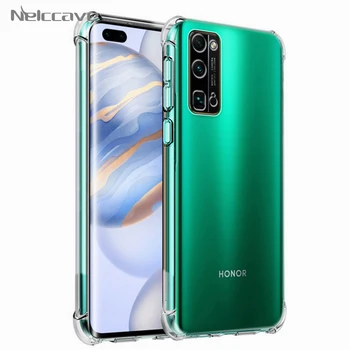 

100Pcs Airbag Shockproof Case For Huawei Honor 30 Pro 30S 20 Lite 20i V20 10 V10 10i 9 9X 8S 8A 7X Play4 Pro Transparent Cover