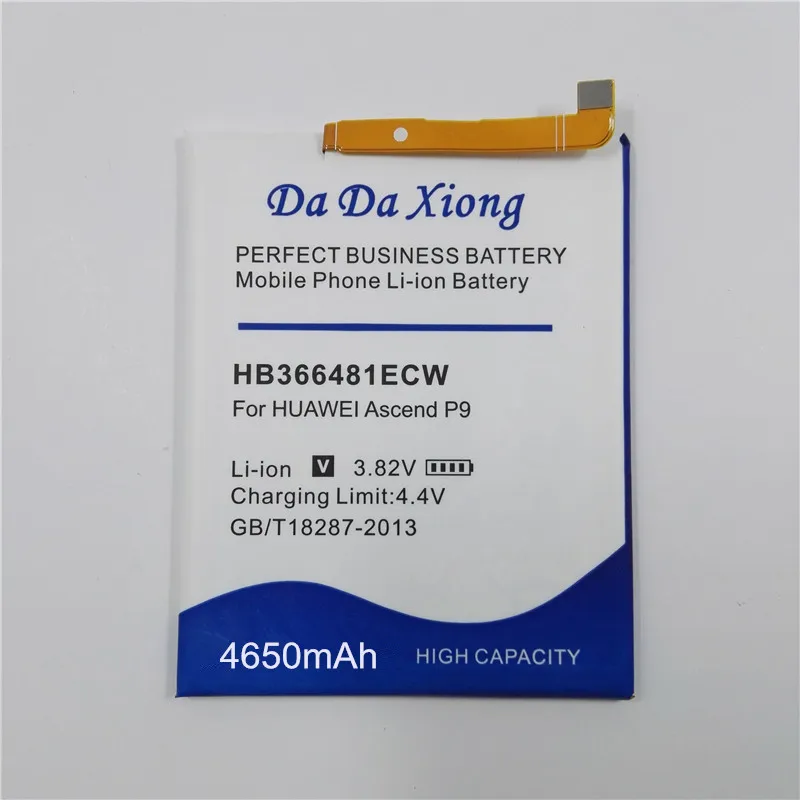 4650 мАч HB366481ECW батарея для huawei P9 батарея EVA-AL00 AL10 EVA-TL00 EVA-L19 для huawei G9 Lite Honor 8 для huawei 5c