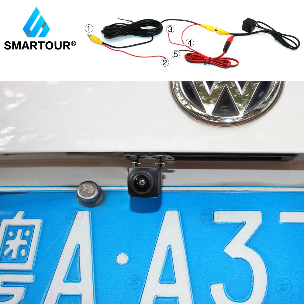 Автомобильная камера заднего вида Smartour Универсальный объектив рыбий глаз HD