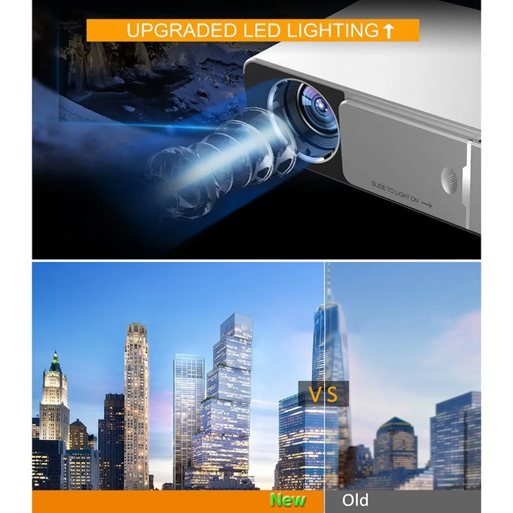 Projetor Lumens Portátil Suporte Usb Hdmi 4k 1080p Cinema Home Theater Proyector Beamer t6 Led hd 3500 5 Cheap Sistema de conferência