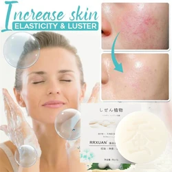 60g Handmade Silk Soap Moisturizing Mites Remover Shrink Pores Acne Cleansing Face Cleaner Body Washing Cleaning Soap