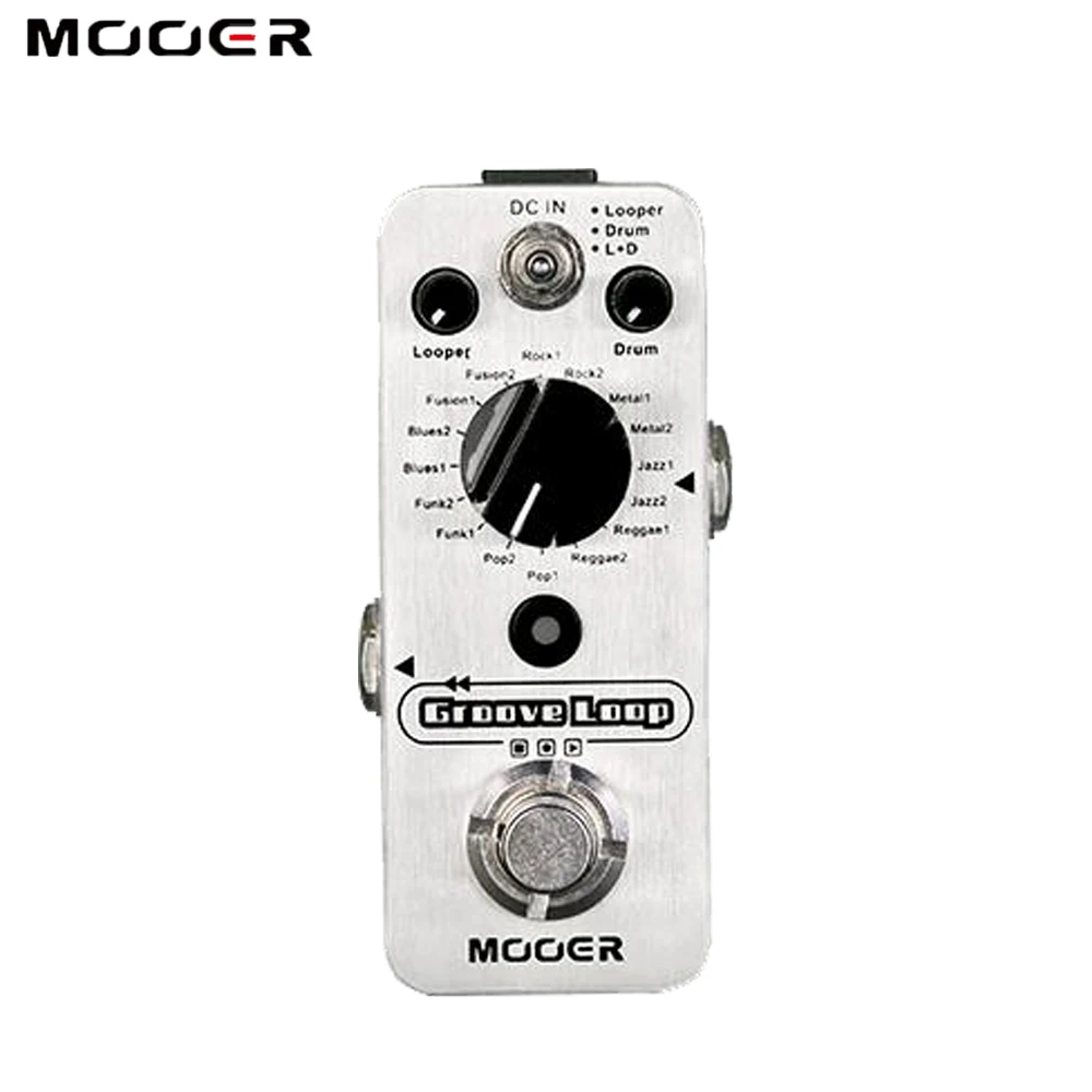 Педаль для гитары MOOER Groove педаль петля барабан петлителя 3 режима макс. 20 минут