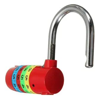 

4 Digit Number Code Password Combination Padlock Security Safe Gym Wardrobe Lock 831F