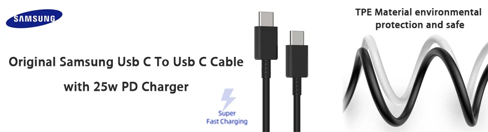 usb fast charge Samsung S22 S21 S20 5G 25w Charger Original Super Fast Charge Usb Type C Pd PPS Quick Charging EU For Galaxy Note 20 Ultra 10 65w charger