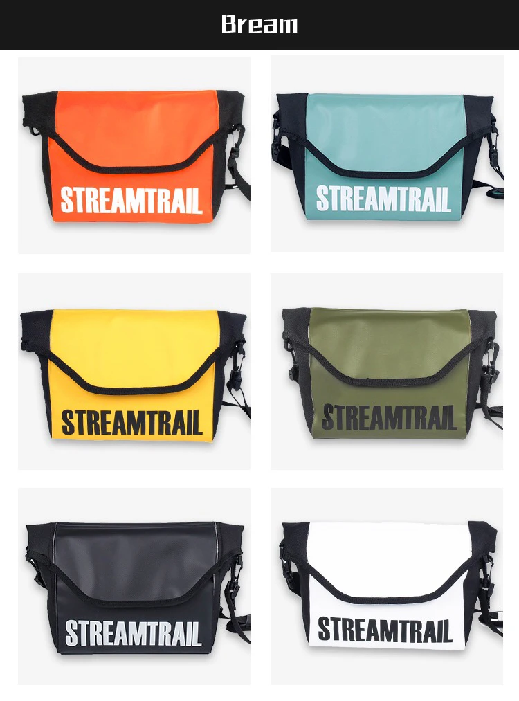 Stream Trail Waterproof Outdoor Bream 4.2L Shoulder Dry Bag Sack Water Resistant Roll-Top Closure Daypack