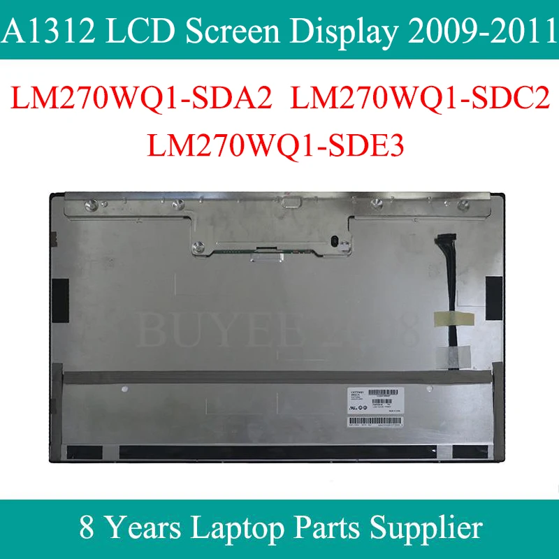 Display Lcd Originale A1312 2009 2010 2011 Anno Per Schermo Lcd Imac 27 "A1312 Lm270Wq1(Sd)(A2) Lm270Wq1(Sd)(C2) Lm270Wq1(Sd)(E3)