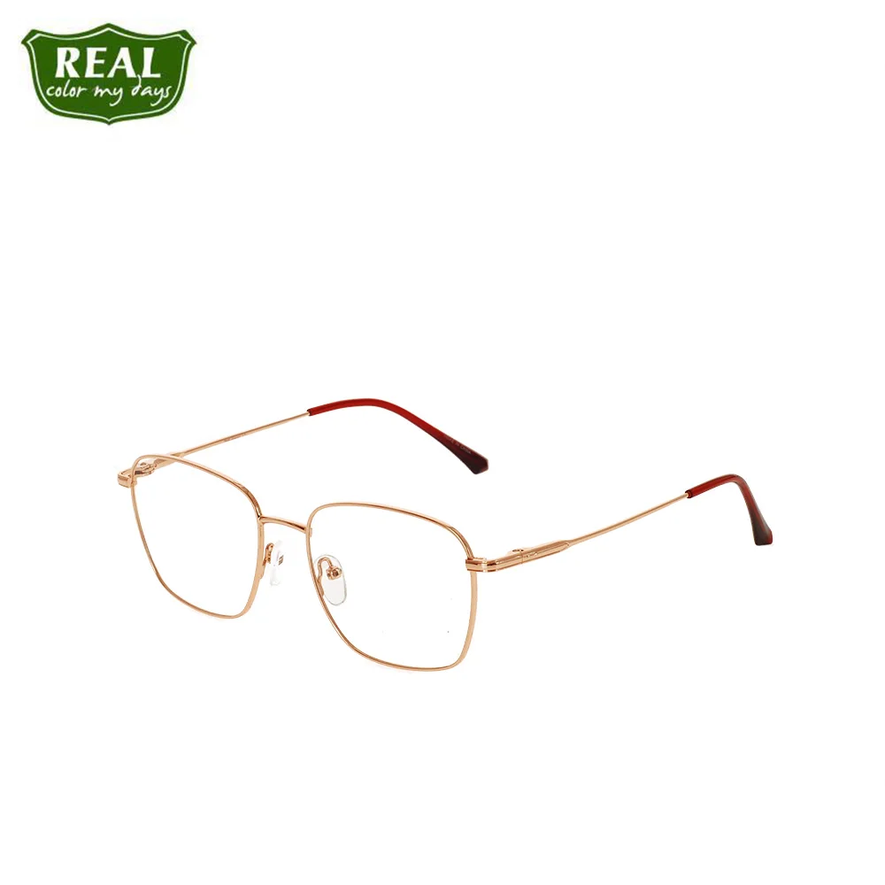 Очки мужские Оптические в металлической оправе брендовые контрастные