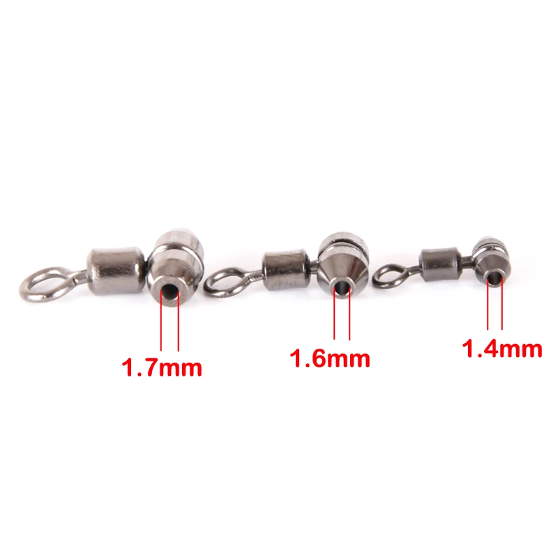 Fishing Swivels 10pcs 3-way Stainless Steel for Carp Tackle