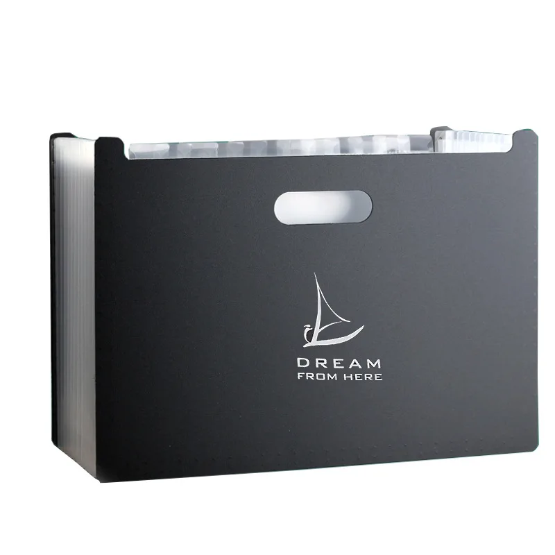Portable A4 File Folder Storage Bag Organ Bag Large Capacity File Multi-layer Retractable Paper Folder Desk Organizer Office
