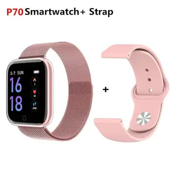 

EastVita P70 Smart watch IP68 waterproof bracelet watch Activity Fitness tracker Heart rate monitor BRIM Men women smartwatch