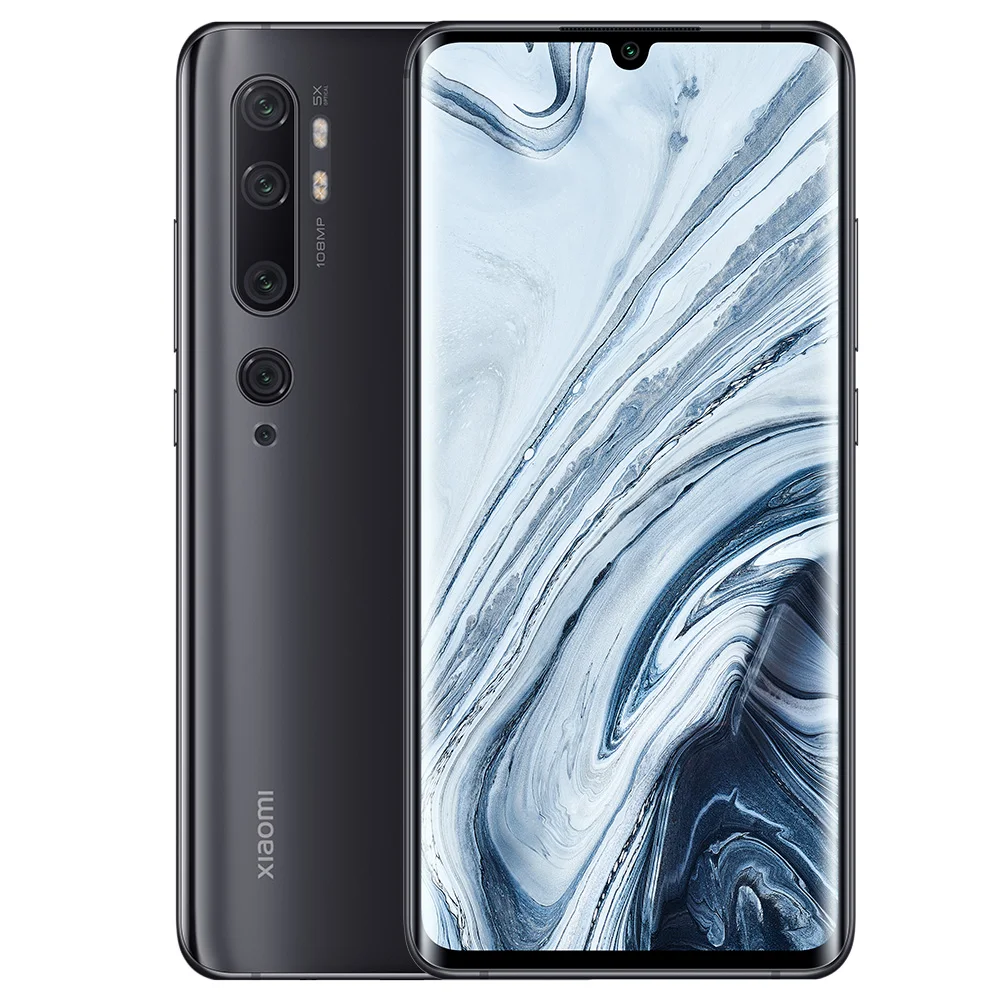 Глобальная версия Xiaomi Mi Note 10, 6 ГБ ОЗУ, 128 Гб ПЗУ, Смартфон Snapdragon 730G, 5260 МП, пента-камера, аккумулятор 6,47 мАч, дисплей дюйма - Цвет: Черный