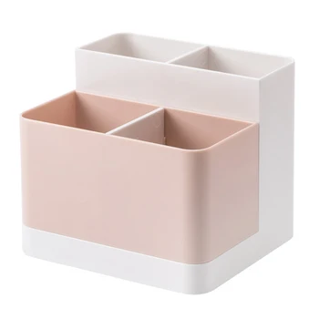 

Nordic Style Portable School Pen Holder Desktop Organizer Container Office Supplies Tidy Storage Box Students Makeup Brush