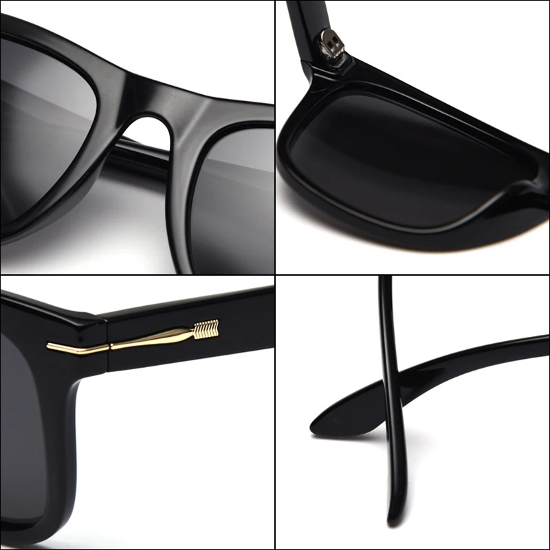 MIZHO Plastic Polaroid Sunglasses Women Brand Designer Blue Sexy Ladies Vintage Pilot Glasses Driving Men Shades