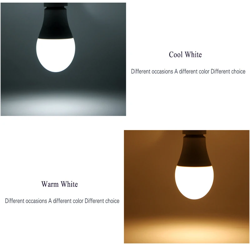 E14 E27 светодиодный пластиковый пакет алюминиевый T-bulb light 220V home 6W лампа повышенной яркости