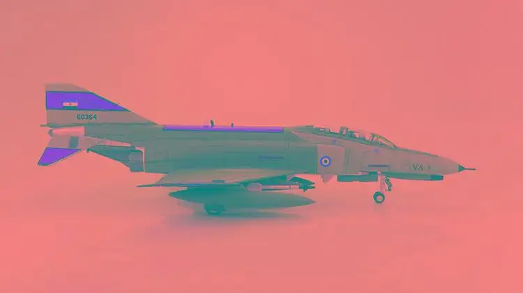 Мастер хобби Макдоннелл Дуглас F-4E Phantom II египетская 222 тактическая истребительная команда 76 эскадрилья 1/72 литая под давлением модель самолета