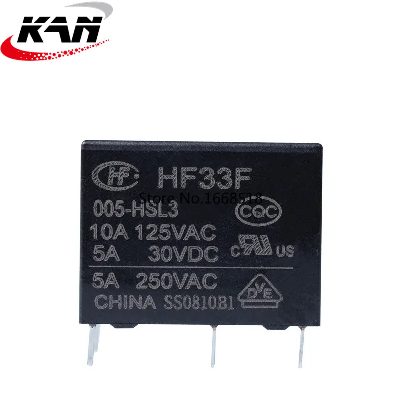 Реле HF33F-005-HSL3 5vdc HF33F-005-HSL3-5VDC HF33F 005-HSL3 5VDC HF33F 005-HSL3-5VDC JZC-33F 005-HSL3 5VDC 5V DIP4