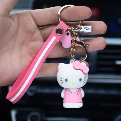 Sanrio – porte-clé avec pendentif pour sac à dos, jolie poupée de dessin  animé Hello Kitty