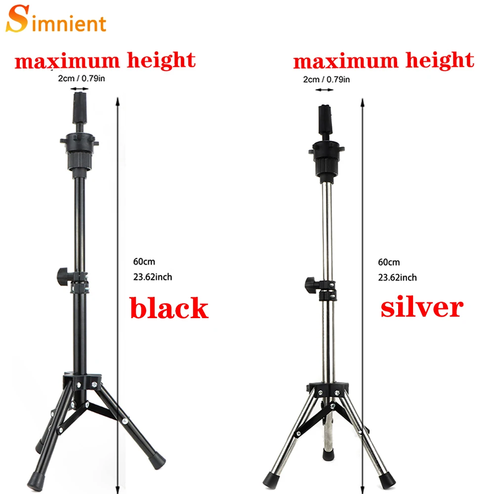 Adjustable Wig Tripod Mannequin Head Tripod for Dummy Wigs Stand Mannequin Holder Hair Extension Holder Tools Accessories wig stand wig stand holder