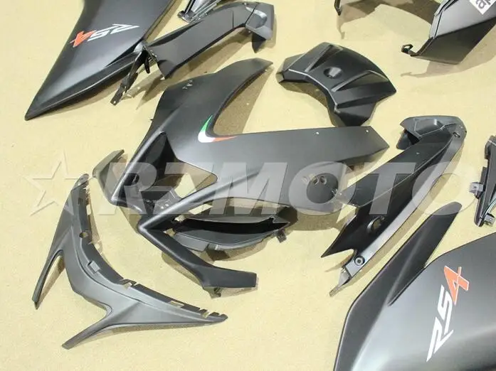 Литьевая Форма ABS полный обтекатель комплект подходит для Aprilia RS4 50 125 2012 2013 12 13 14 15 на заказ черный матовый