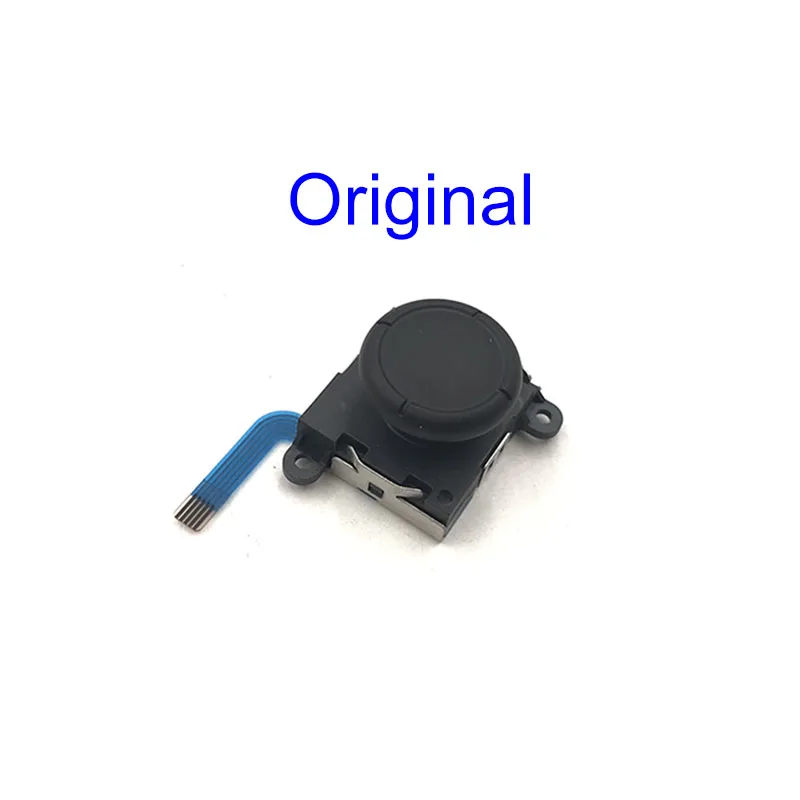 5 шт. 3D аналоговый джойстик для пальца палочки с заменяемым датчиком для Nintendo Switch NS Joy-Con контроллер запчасти для ремонта - Цвет: Original blue cabel