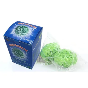 

Eco-Friendly Green Laundry Ball Reusable Anion Molecules Cleaning Magic Washing Personal Care Cleaning Tool Free Shiping