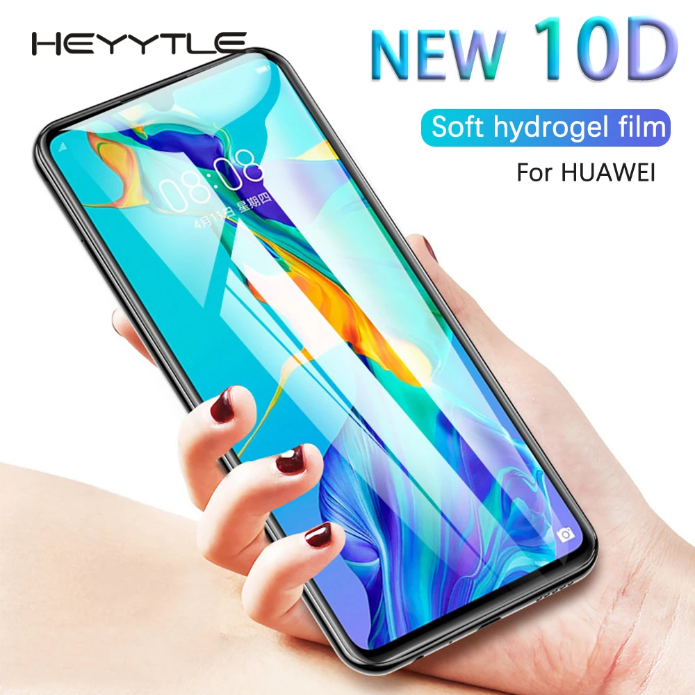 

10D Soft Hydrogel Protective Film For Huawei P30 P20 P10 Lite Mate 20 10 Pro Full Cover Screen Protector For Nova 3 3i 4 3e Film