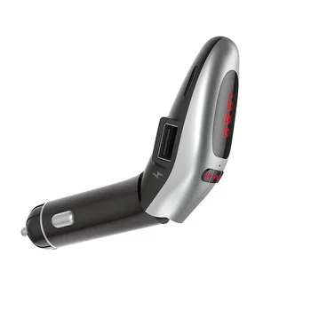 

Bluetooth 4.2 Handsfree Car Kit Dual USB Fast Chargers FM Transmitter Modulator Car Audio MP3 Player