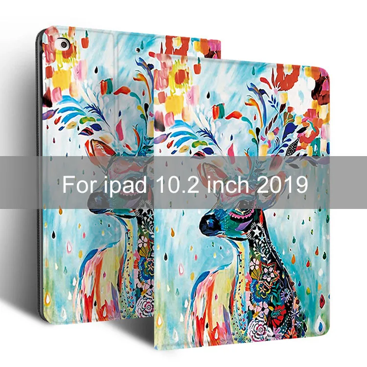 Essidi смарт-чехол для ipad 10,2 дюймов Funda кожаный чехол для планшета ПК флип-чехол для ipad 10,2 дюймов - Цвет: For 10.2 2019