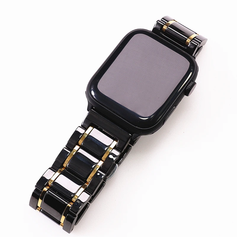 Ремешок керамический для Apple Watch 4 5 44 мм 40 iwatch 3 2 38 42 мм|Ремешки часов| |