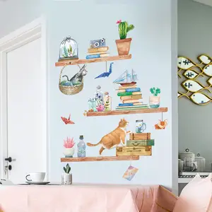 bookshelves for nursery wall