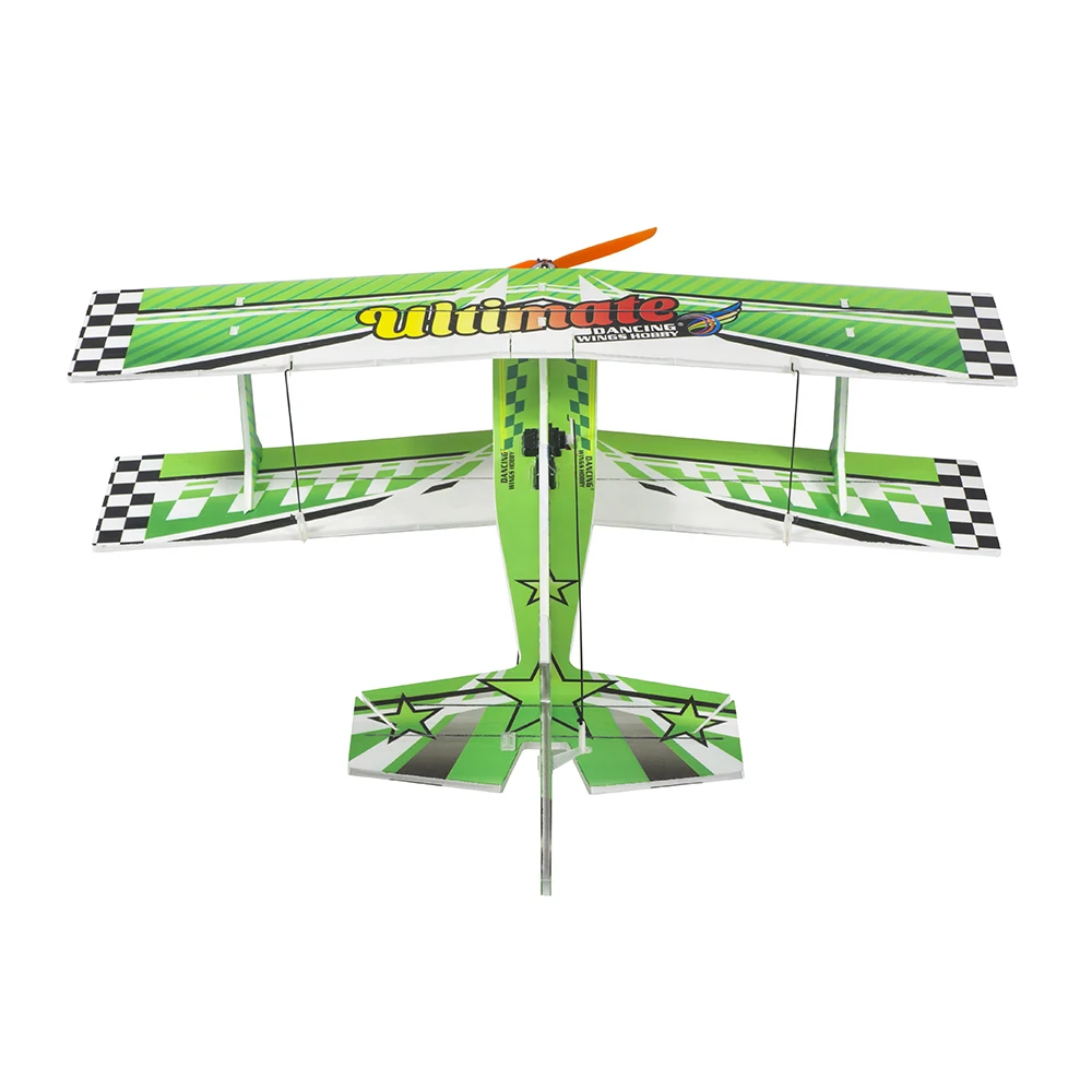 New Indoor/Outdoor PP Foam Sport 3D Biplane 586mm Wingspan Ultimate Lightest RC Plane Model RC MODEL HOBBY TOY HOT SELL PLANE 2