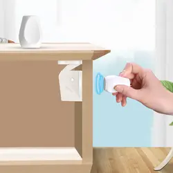 Магнитный защитный шкаф для детей многофункциональный дверной ящик Невидимый белый портативный безопасный легко установить домашний
