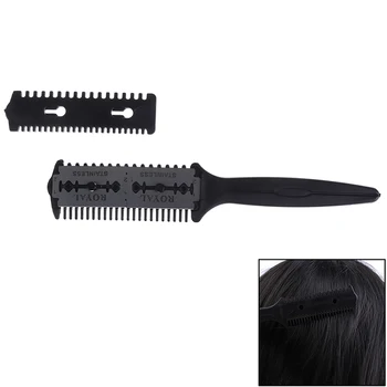 

Pro Barber Hair Razor Comb Scissor Tools Beauty Styling Bangs Brush Hairdressing Trimmers Hair Shaving Blades Cutting Thinning