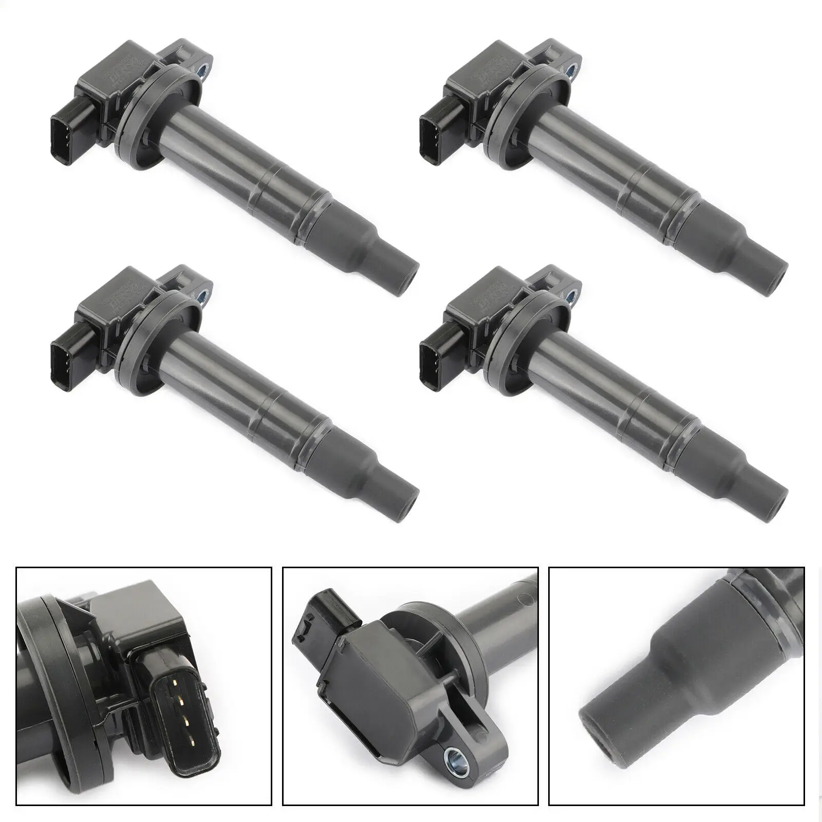 

Sthus 4 шт. катушка зажигания подходит для Toyota Yaris Prius Scion xA xB Echo 1.5L Toyota Camry Echo & Prius C1304 90919-02240 UF316