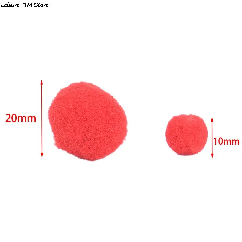 100Pcs 10/15/20mm DIY Soft Pompoms Balls Kids Toys Wedding Decoration Round Felt Balls Pom Poms Craft Sewing Accessories