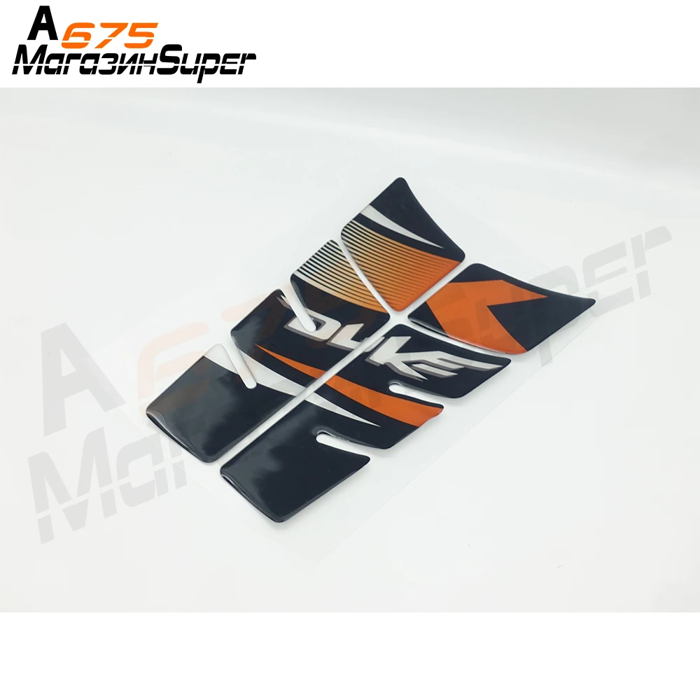 Подходит для KTM Duke 125 200 390 мотоцикл Duke 3D топливный бак Pad защитные наклейки