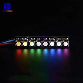 

diymore 8 Bits 5050 RGBW SK6812 LED Ring with Integrated Driver Neutral White 4500K for Arduino