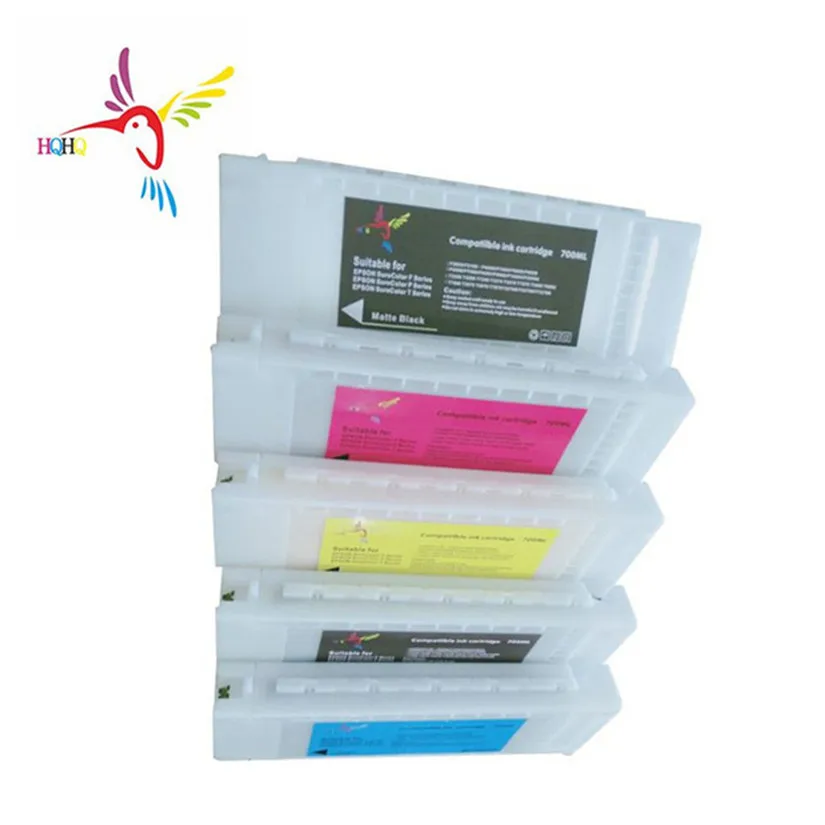 

700ml 5pcs/setT6941-t6945 Ink Cartridges for EpsonT3070 T5070 T7070 With sublimation Ink t3070 ink cartridge with update chip