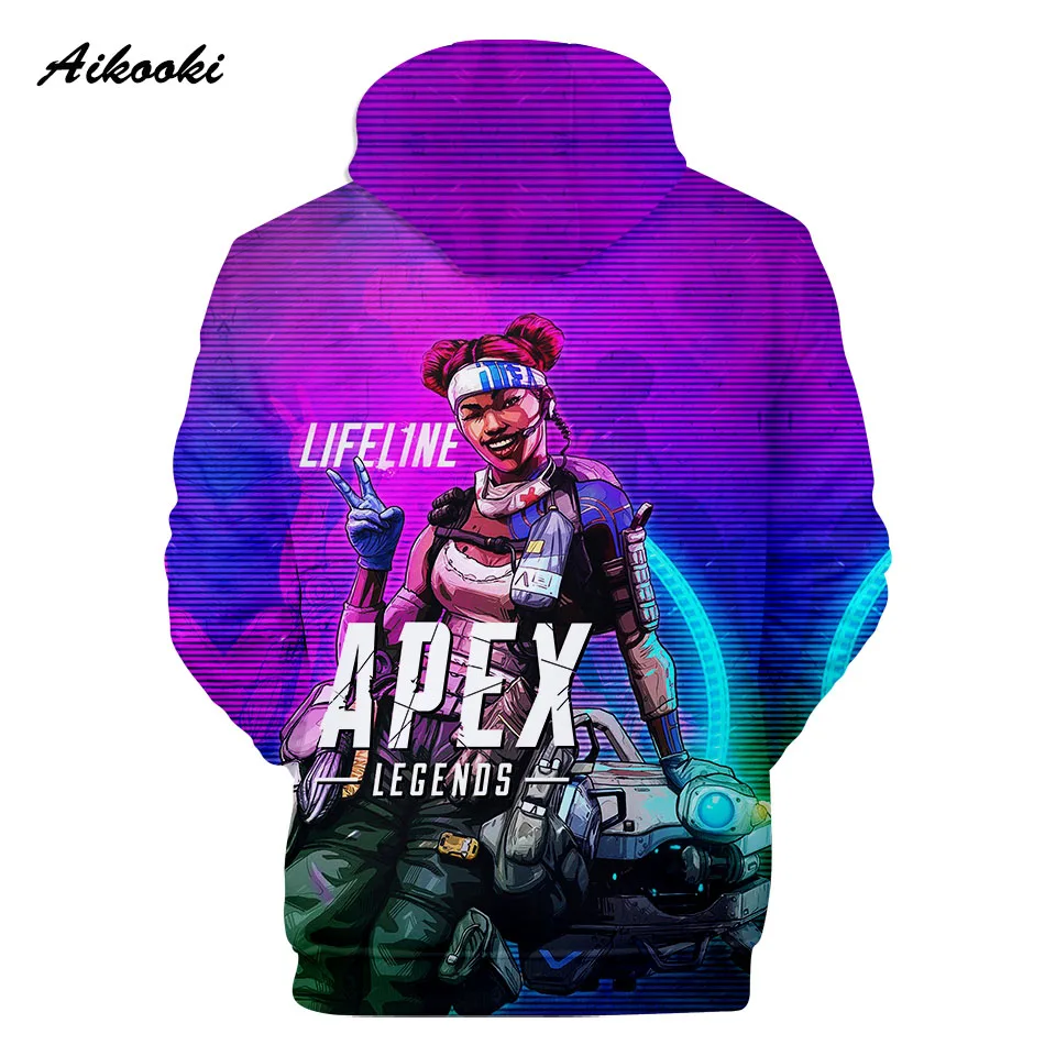 Модный дизайн 3D Apex Legends толстовки мужские/худи для мальчика игра Apex Legends одежда Высокое качество осень зима толстовка